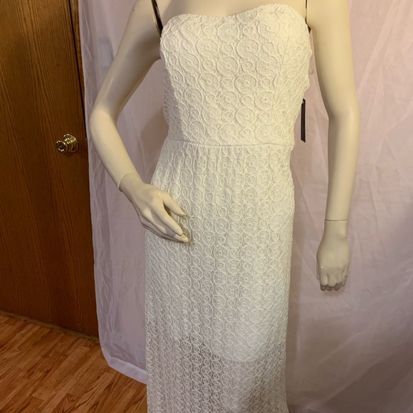 no boundaries strapless dress